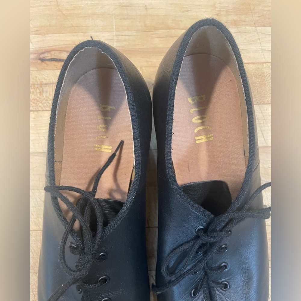 Bloch Black Leather Men's Tap Shoes - Picture 2 of 11